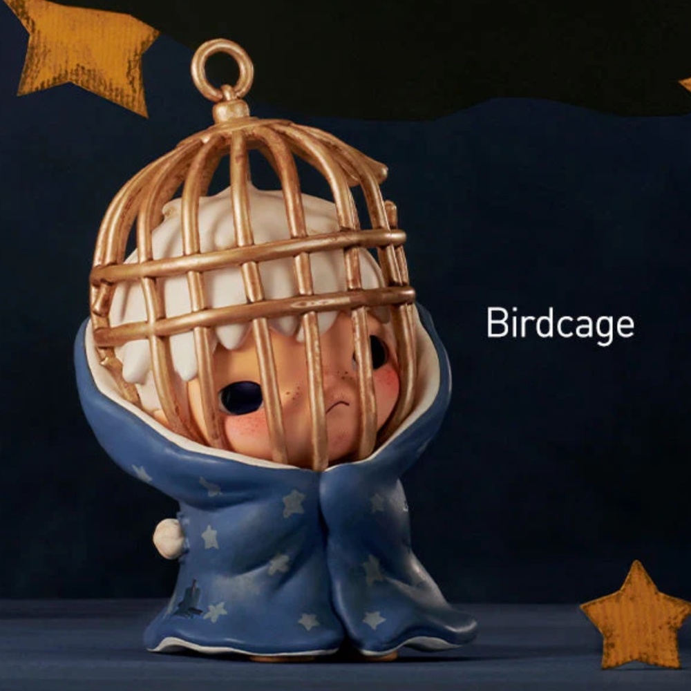 POP MART Bird Cage - Hirono Shelter Series Confirmed Figure in Open Box BNWT